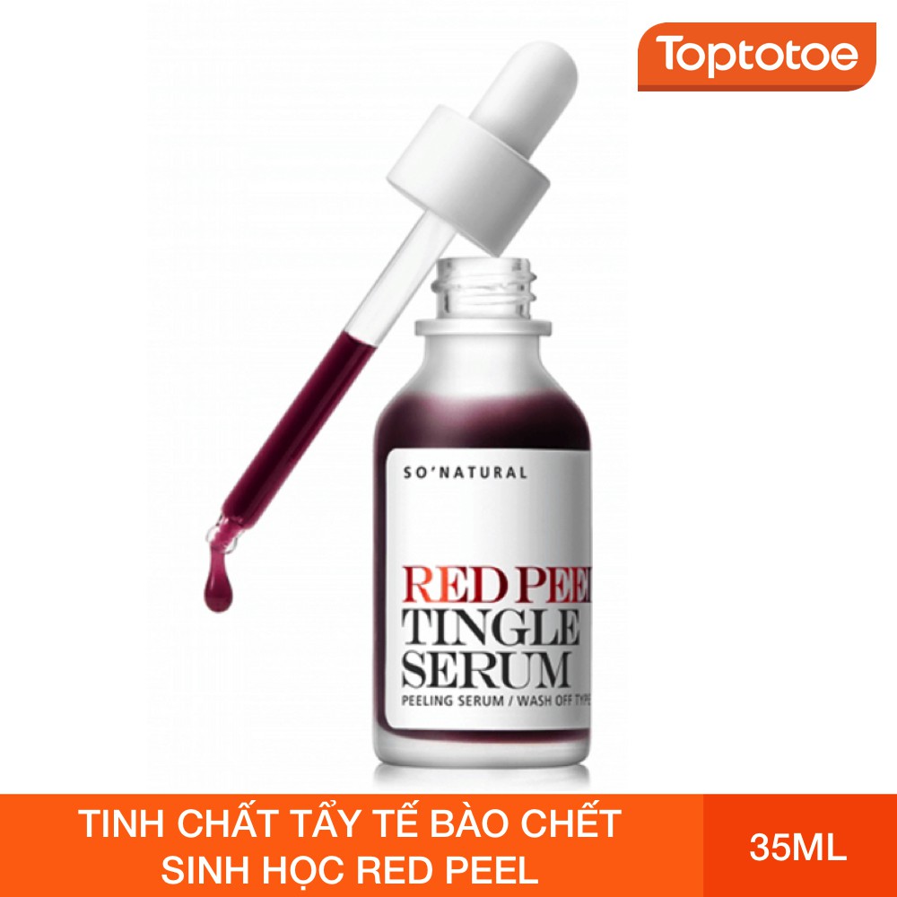 Tinh Chất Tẩy Tế Bào Chết Sinh Học Red Peel Tingle Serum By So Natural 35ml