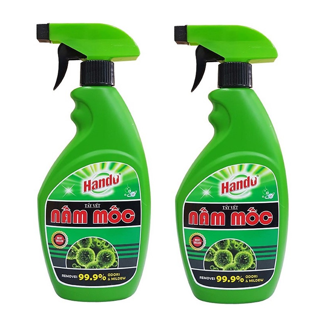 Tẩy vết Nấm Mốc 500ml - Tẩy mốc quần áo - sàn - tường nhà