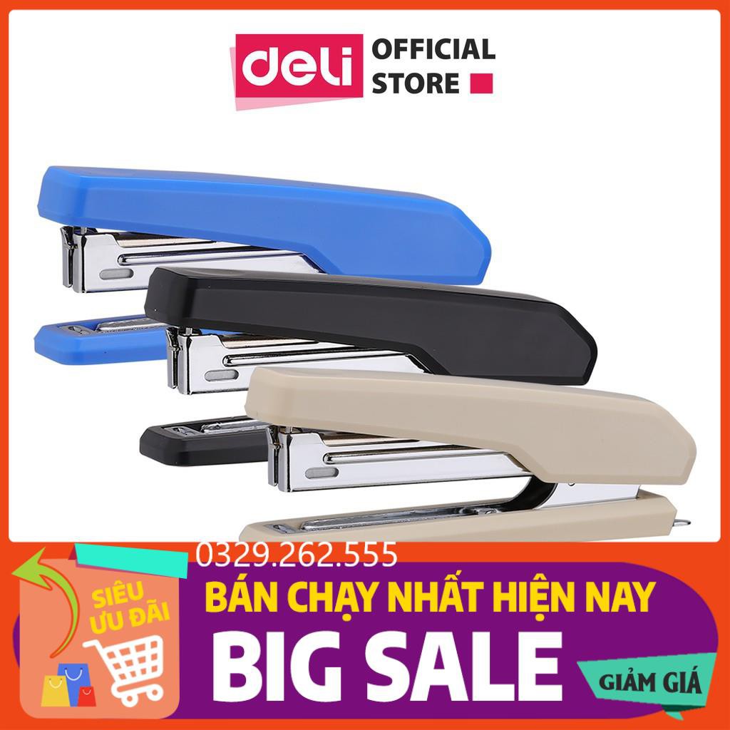 (FreeShip) Dập ghim Deli , 15 trang E0229 hàng chính hãng