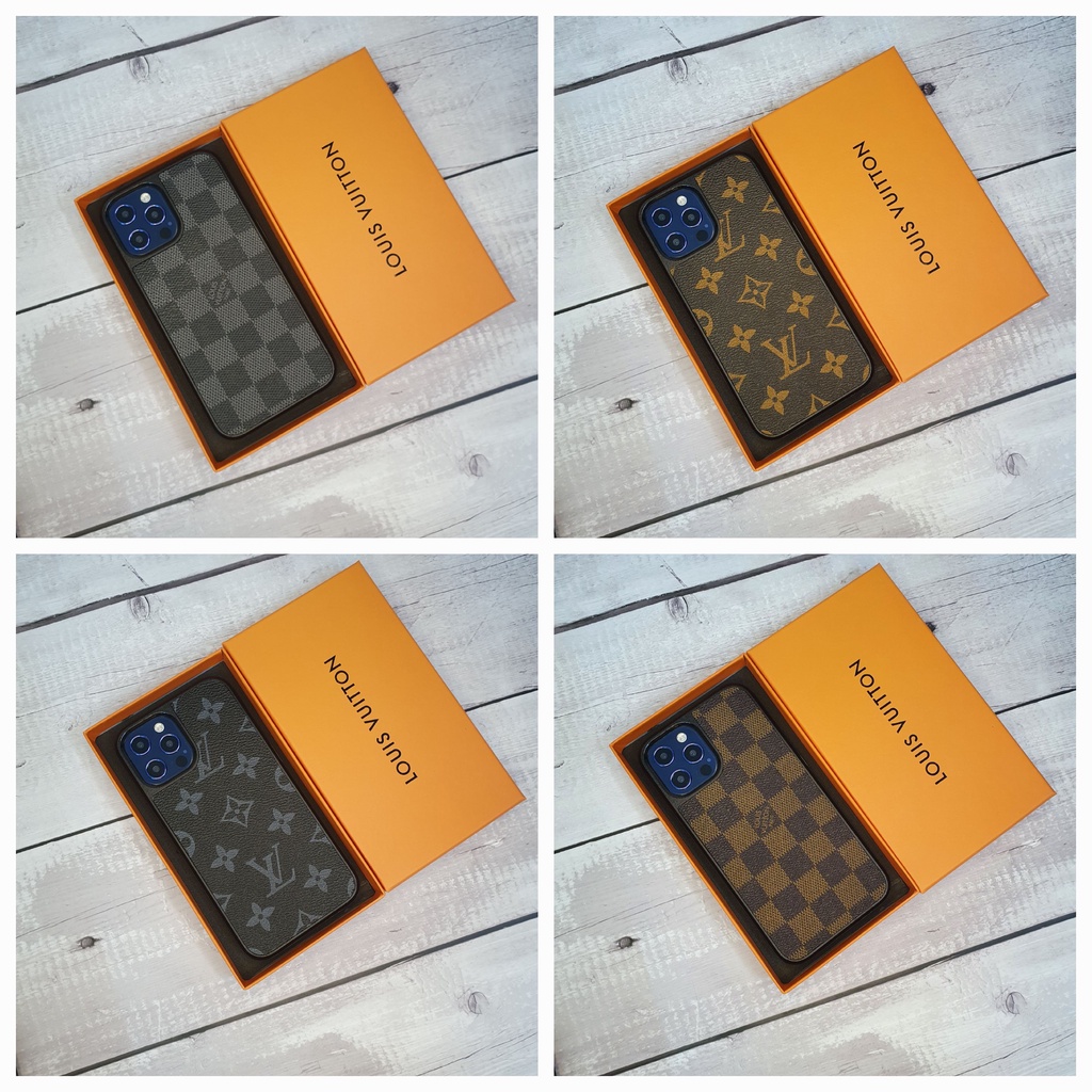 Ốp da L V 12 mini,12,12pro,12promax,11pro,11,11promax,X,XSMax,XR,7Plus,8Plus,7,8 có lót nỉ⁷