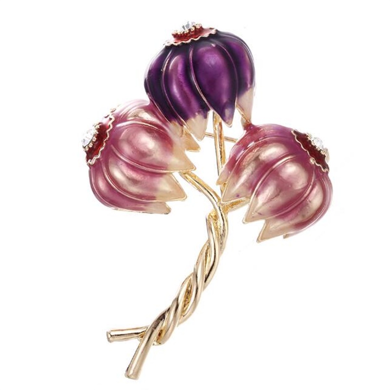 Ghim CàI ÁO HìNh Hoa ĐíNh Kim Cương Giả ThờI Trang Cho Nữ