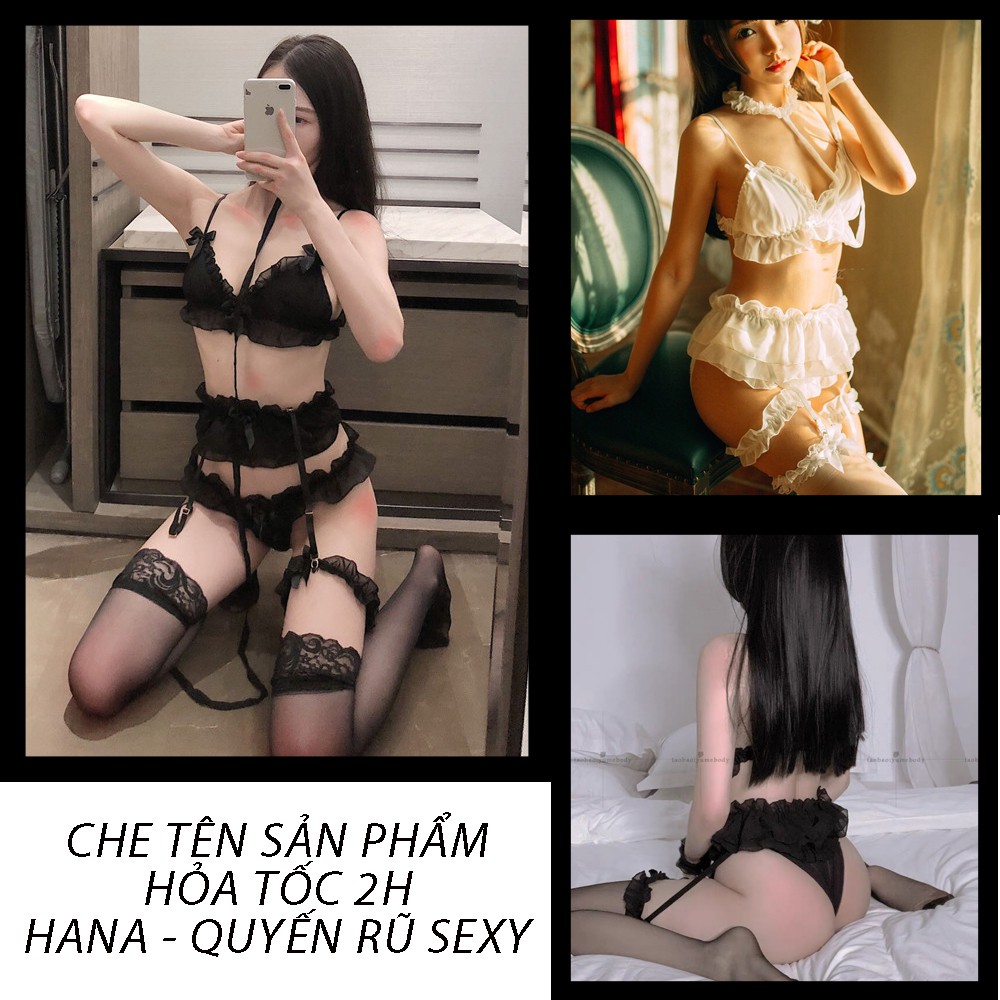 Đồ ngủ sexy nữ, Bralette ren bèo quyến rũ gợi cảm VN178 | BigBuy360 - bigbuy360.vn