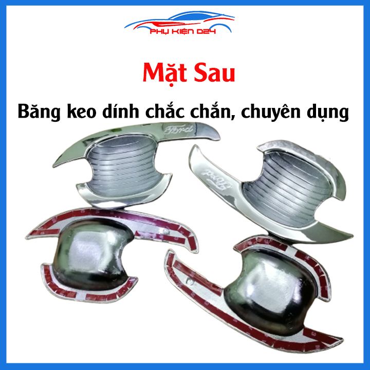 Ốp hõm mạ crom Everest 2008-2009-2010-2011-2012-2013-2014-2015 sáng bóng chống trầy bảo vệ cửa xe ô tô