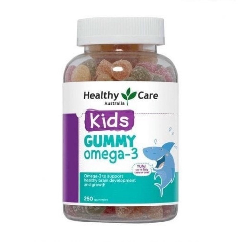 Kẹo Gummy Omega-3 Healthy Care 250 viên cho bé trên 2 tuổi