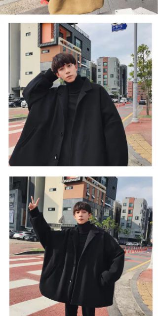 [HÀNG CHUẨN] ÁO KHOÁC DẠ BLAZER NAM PHONG CÁCH HÀN QUỐC | BigBuy360 - bigbuy360.vn