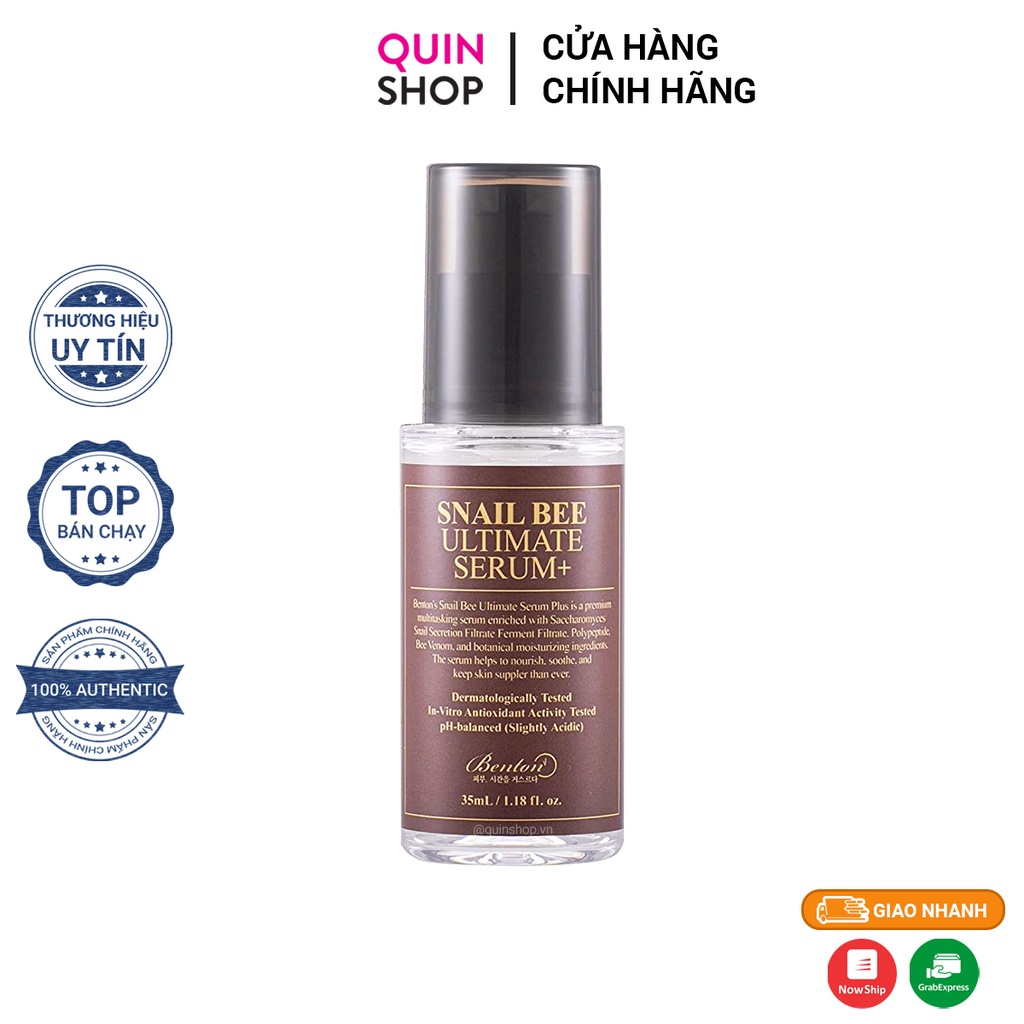 Tinh Chất Dưỡng Trắng, Ngăn Ngừa Lão Hóa Da Benton Snail Bee Ultimate Serum