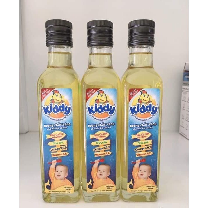 Dầu ăn Kiddy cá hồi cho bé