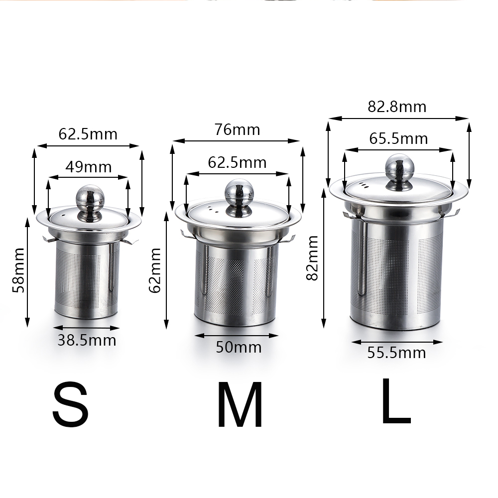 Dụng cụ lọc trà bằng thép không gỉ tiện lợi
