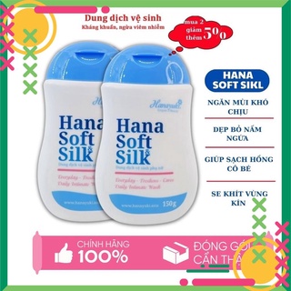 Dung dịch vệ sinh phụ nữ hana soft silk kháng khuẩn, thơm lâu - sỉ lẻ