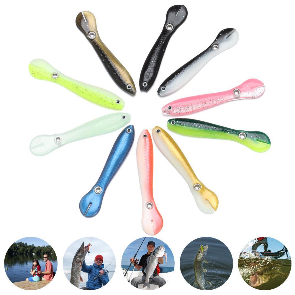 Set 5 Mồi Câu Cá Giả Bằng PVC Tiện Dụng