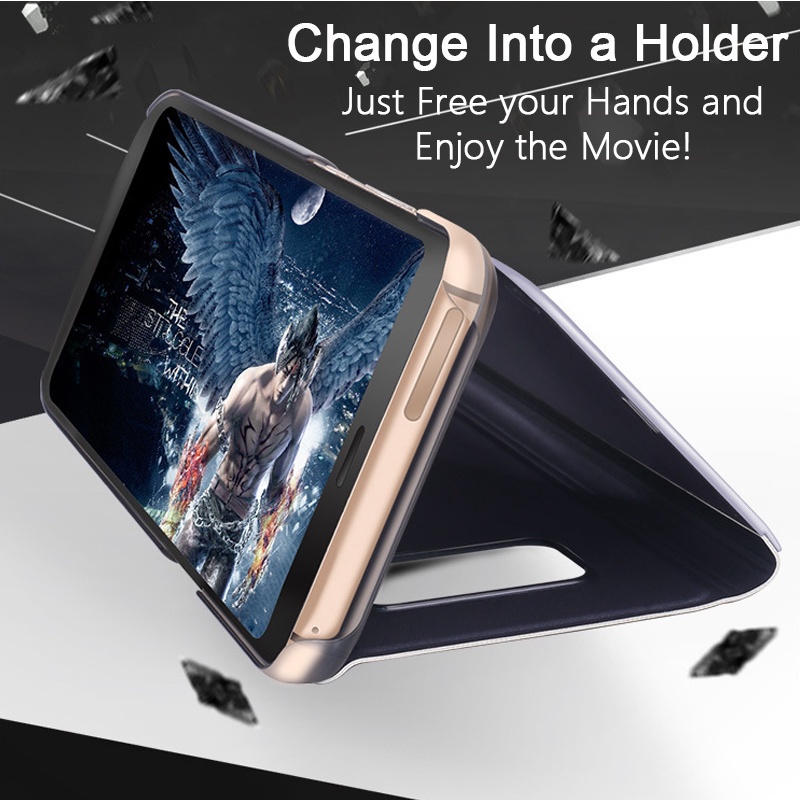 Ốp Điện Thoại Mặt Gương Trang Điểm Thông Minh Sang Trọng Cho Xiaomi Redmi K40S Poco F4