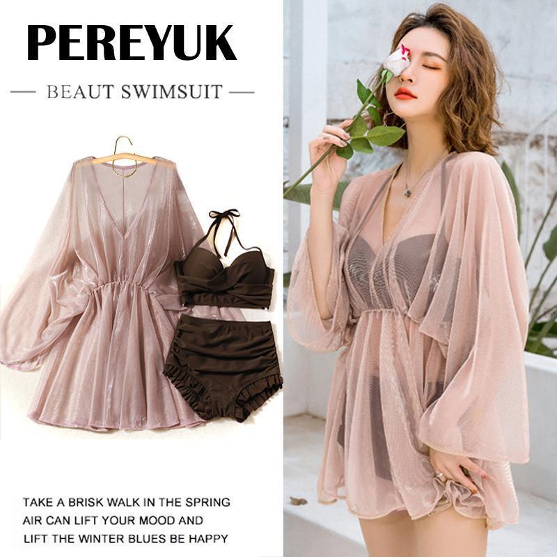 Set Đồ Tắm In Họa Tiết Phong Cách Hàn Quốc Quyến Rũ Dành Cho Nữ | BigBuy360 - bigbuy360.vn