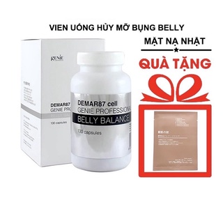 Viên uống hủy mỡ bụng Genie Demar87 Cell Professional Belly Balance Hàn Quốc , viên hủy mỡ an toàn tan mỡ bụng