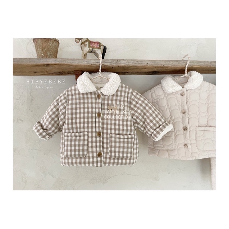 ÁO KHOÁC NỈ CHẦN BÔNG CHO BÉ
