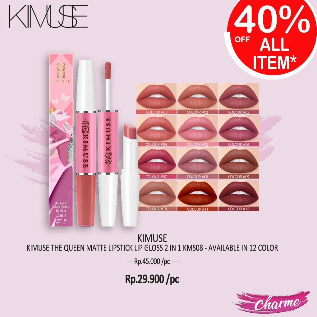 (Hàng Mới Về) Son Lì 2 Trong 1 Thương Hiệu Kimuse 17ap8bt | BigBuy360 - bigbuy360.vn