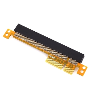 Connector pci express high capacitive pci-e 4x to 16x riser card