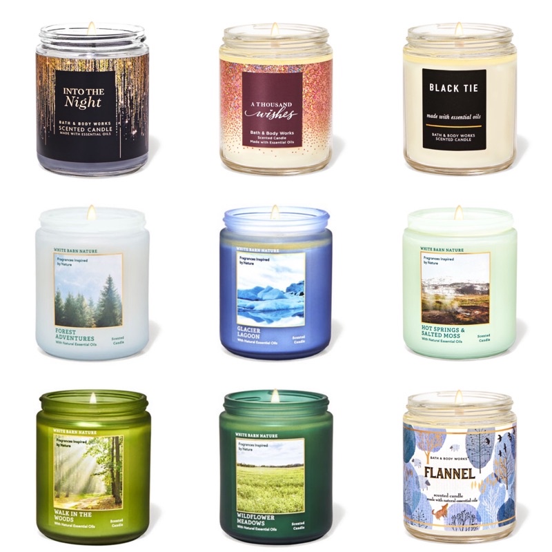 Nến thơm 1 bấc Bath & Body Works
