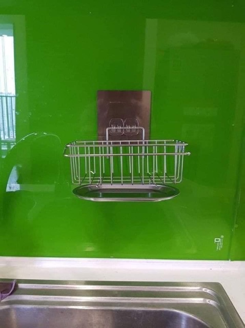 Giá kệ để rẻ rửa bát inox có khay hứng nước mã 02