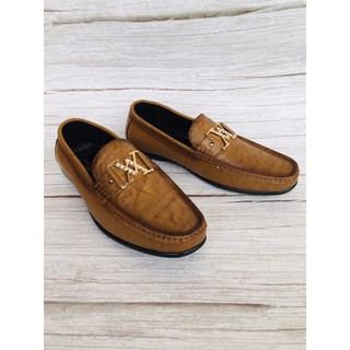 Giày Lười Da Bò Thời Trang Công Sở Trẻ Mẫu Cực Đẹp Hot Trend 2020(3 Màu Nâu Vàng Đen) - lazini