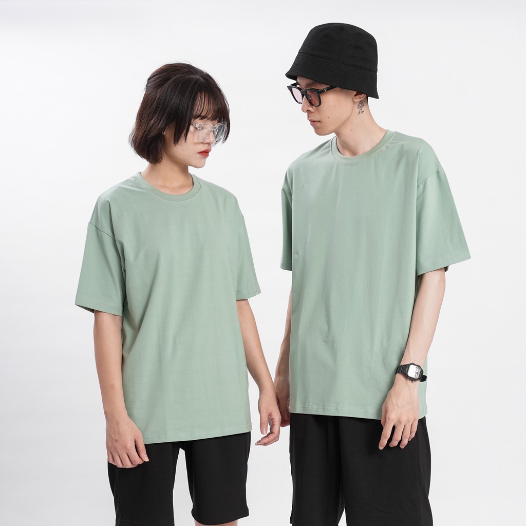 Áo thun unisex Wado basic tee phông trơn nam nữ tay lỡ oversize form rộng 8 màu