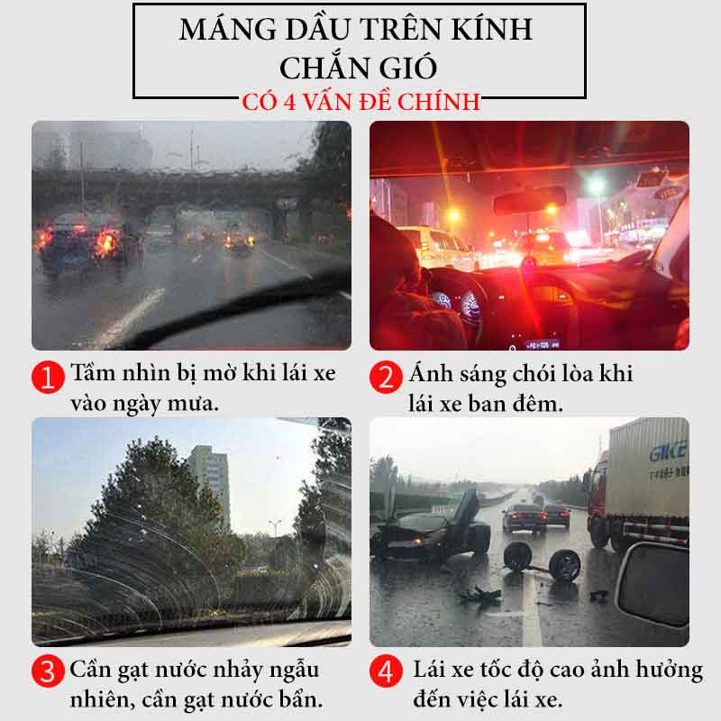Sáp Kem Bôi Chống Bám Dầu Mỡ Trên Kính Ô Tô, Xe Máy -  Dung Tích 100ml Hãnh  TrueFul VER 2 CARZONE.TOP