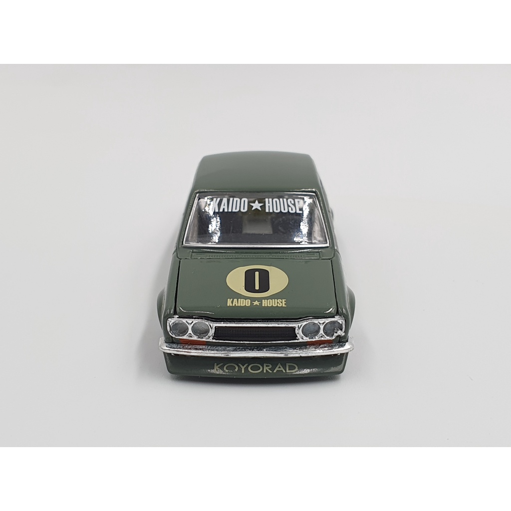 Xe Mô Hình Datsun 510 Pro Street OG Green 1:64 KAIDO HOUSE/ MIniGT (Xanh)