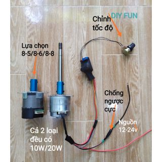 Động cơ không chổi than chế quạt Nidec 10w/20w
