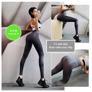Quần tập gym nữ cạp cao họa tiết sexy GymNext K20