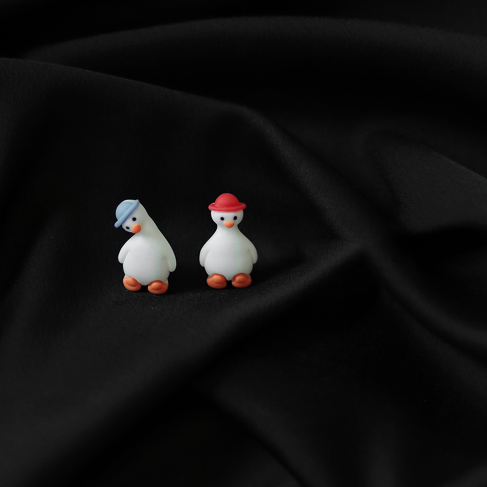 Bông Tai Hình Chú Vịt Ngộ Nghĩnh Đáng Yêu