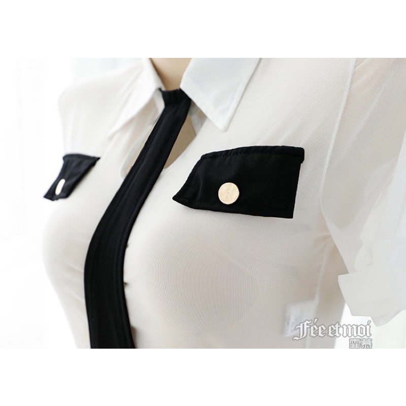 LL2346 Set Đồ Hoá Trang Nữ Cảnh Sá.t Gợi Cảm - Cosplay Sexy Phục Cảnh - Quần Lọt Khe Có Dấu Điểm Nhấn