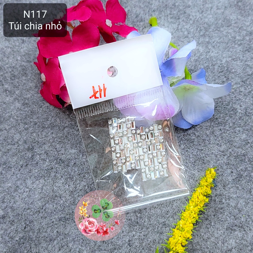 Mã N117 - Set phụ kiện , chuẩn chất lượng, đính dán móng, siêu sang chảnh.