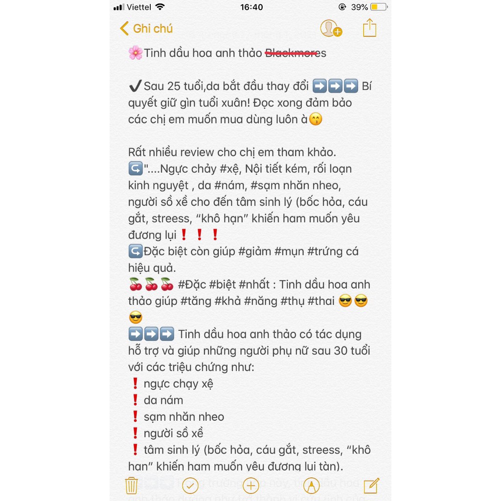 {100% 𝑎𝑢𝑡ℎ - 𝑏𝑖𝑙𝑙 }  𝑉𝑖𝑒̂𝑛 𝑡𝑖𝑛ℎ 𝑑𝑎̂̀𝑢 ℎ𝑜𝑎 𝑎𝑛ℎ 𝑡ℎ𝑎̉𝑜 𝑈́𝑐 125𝑣-190𝑣 | Thế Giới Skin Care