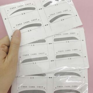 Khuôn kẻ lông mày 8 dáng