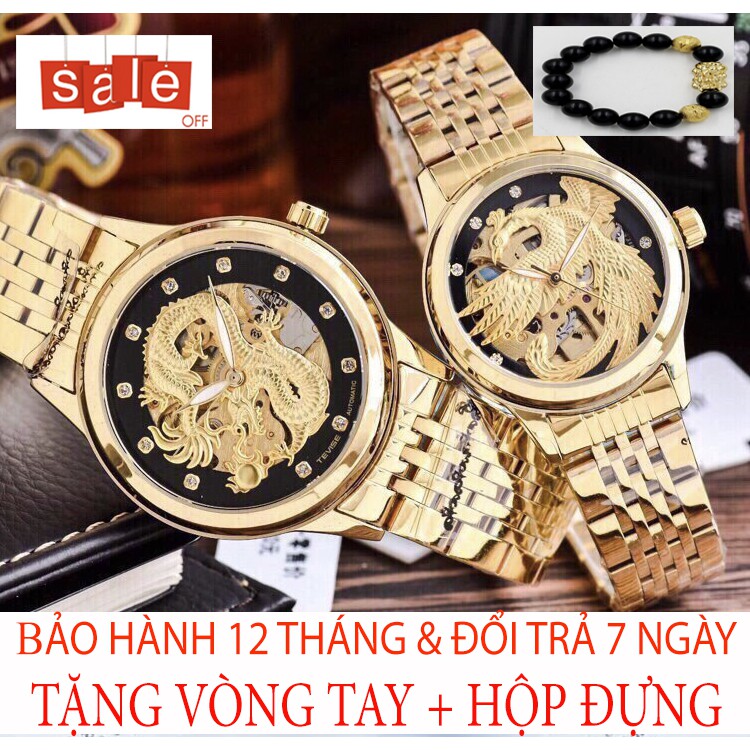 💥FREESHIP+TẶNG VÒNG TAY💥 Đồng hồ nam TEVISE Rồng M6-Giảm 15K nhập [ DONG HO NAM ]-Ưu đãi mua đồng hồ nam tại shop