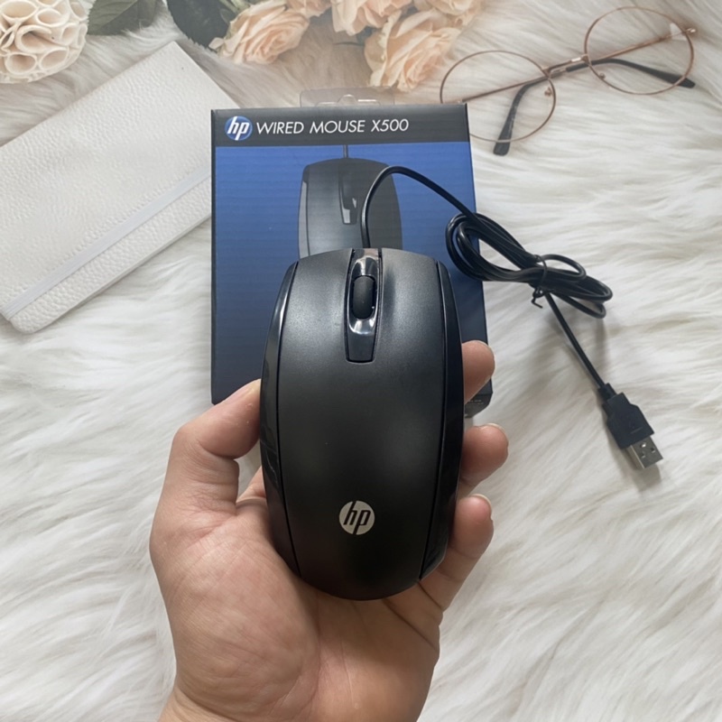 Chuột HP X500 Wired Mouse - Chuột có dây loại 1 cực tốt - Bh 12 tháng lỗi đổi mới