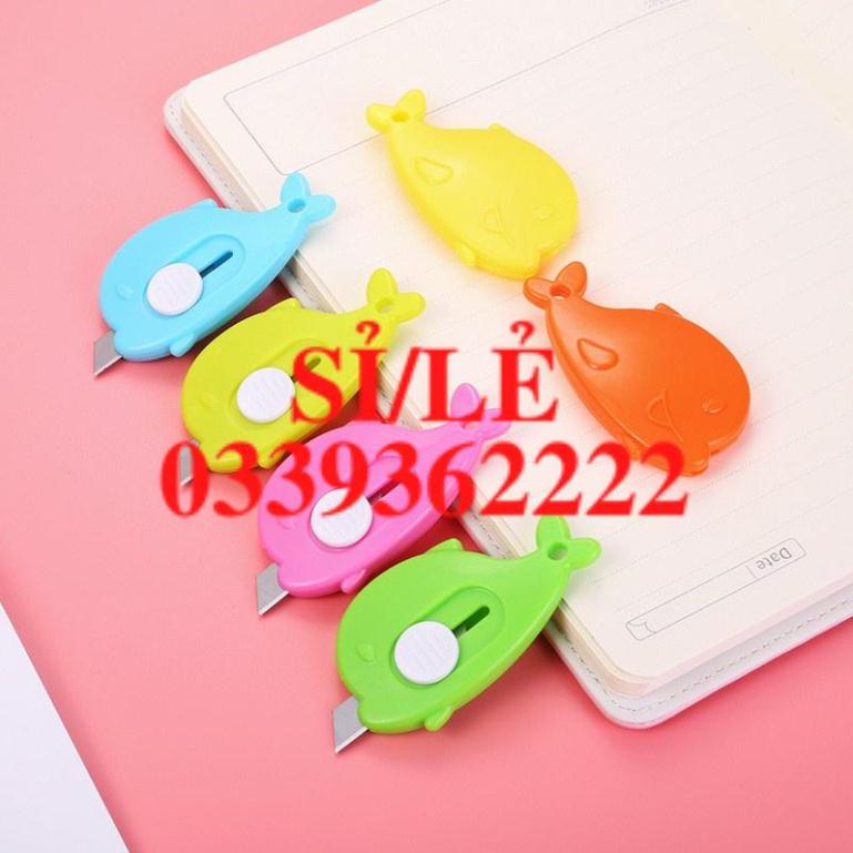 [ HAIANHSHOP ] Dao dọc giấy mini cute hình chú cá heo xinh Duashop &gt;