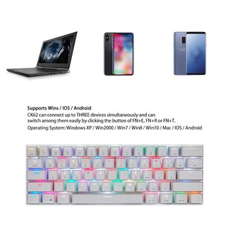 Bàn phím cơ RGB CK62 (BT3.0)