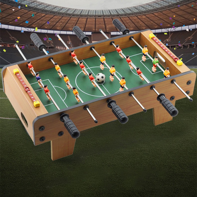 Đồ chơi bàn bi lắc bóng đá mini Table Top Football TTF-50 bằng gỗ 6 tay cầm cho mọi lứa tuổi
