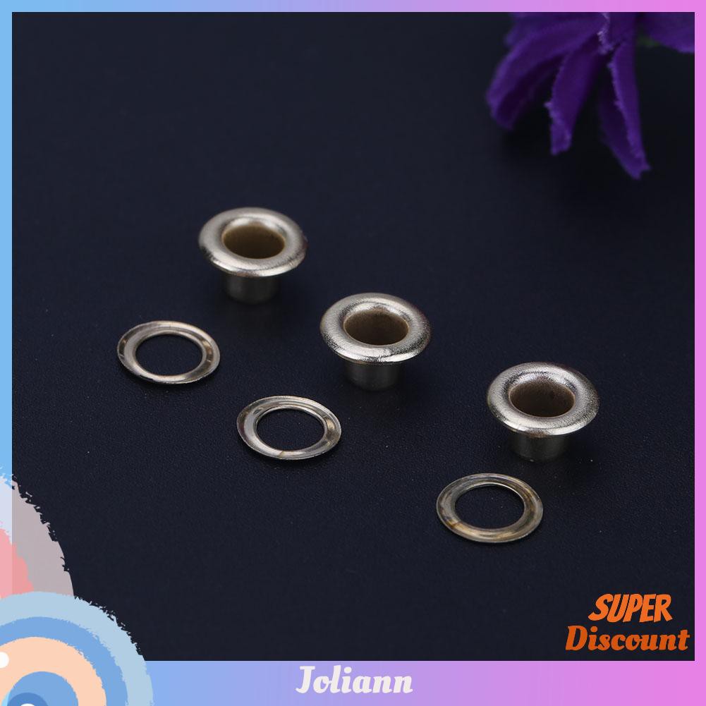 joliann1. 100sets Eyelet with Washer Leather Craft Repair Grommet 4mm 5mm 6mm 8mm