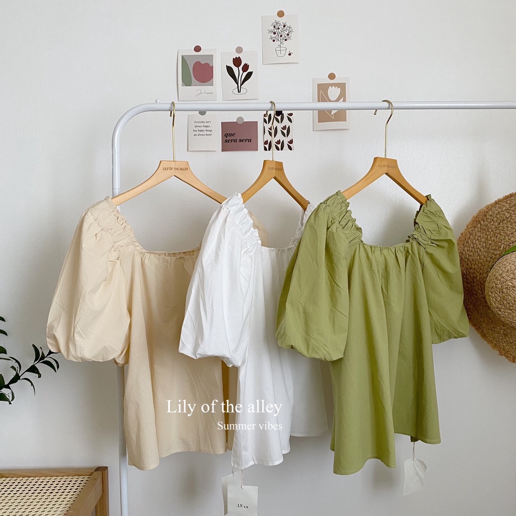 Áo dolltop cổ u