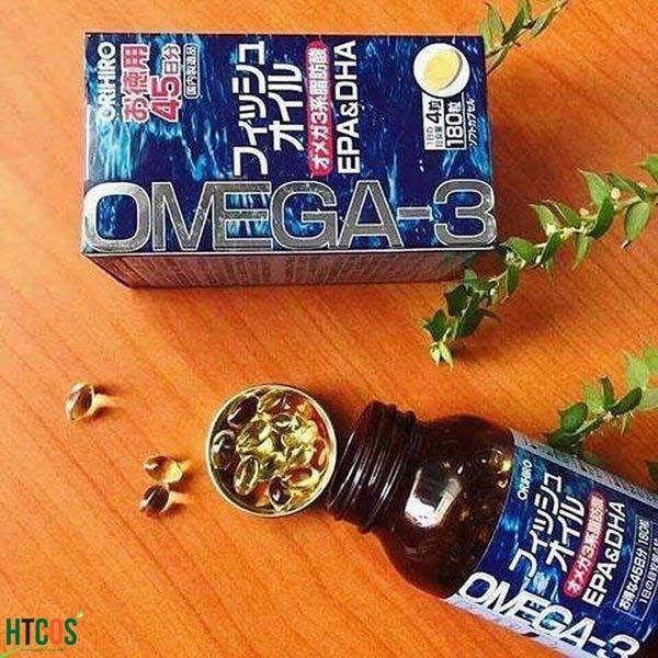 Viên dầu cá omega 3 orihiro fish oil Nhật Bản, dầu cá omega 3 orihiro Nhật Bản