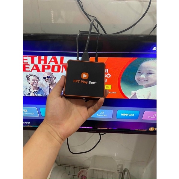 FPT Play Box 2020 mã T550 Truyền hình điều khiển giọng nói Đầu FPT Box 2020 plus 4K Android TV Box FPT 10 - Chính Hãng