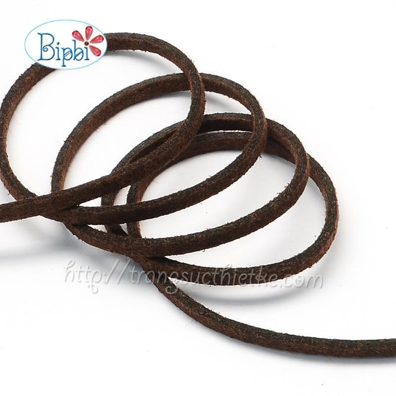 2m dây da lộn màu nâu