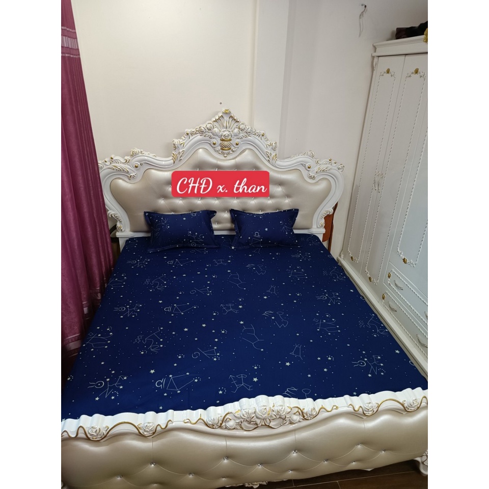 Ga trải giường 1m4x2m,1m5x2m,1m6x2m,vải cotton poly đồng giá 35k,có chọn mẫu