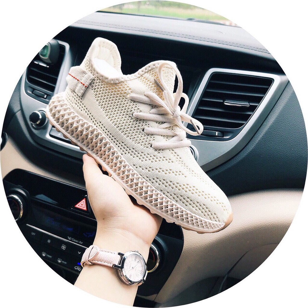 Giày Thể Thao Đế Lưới Mã Xịn Xò Lên Form