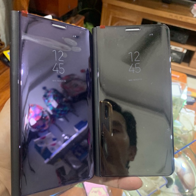 Bao da gương Samsung Note5 gập thời trang