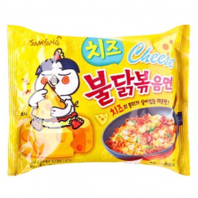 Mỳ khô gà cay Hàn Quốc vị phô mai 140g