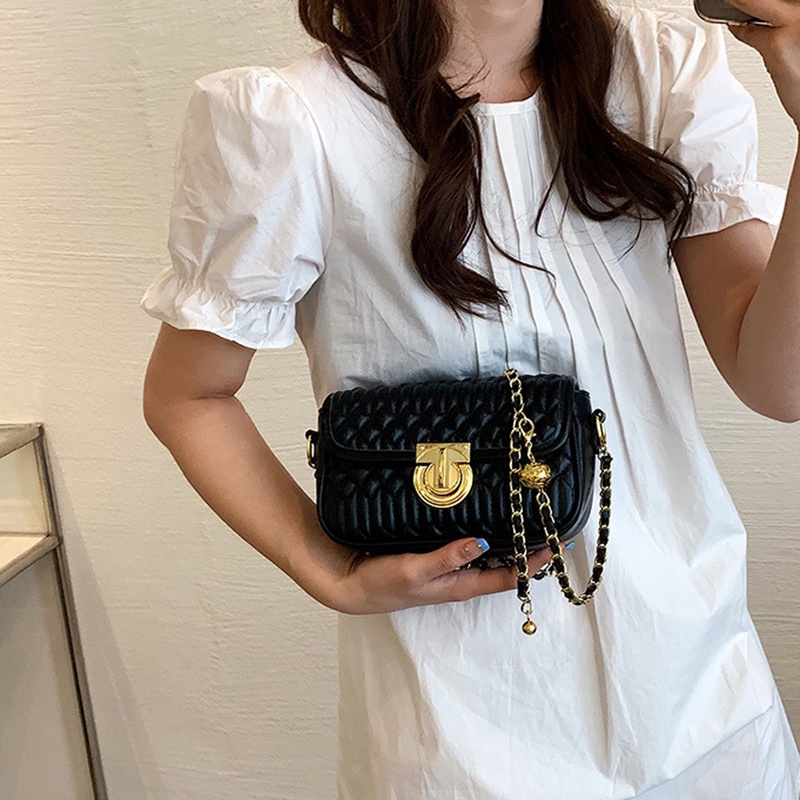 Túi đeo chéo IELGY dạng vuông cỡ nhỏ phong cách Hàn Quốc thời trang cho nữ