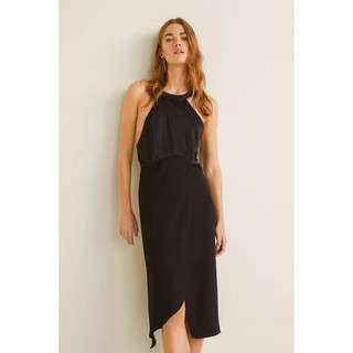 Đầm halter neck cổ yếm Mng auth size XS