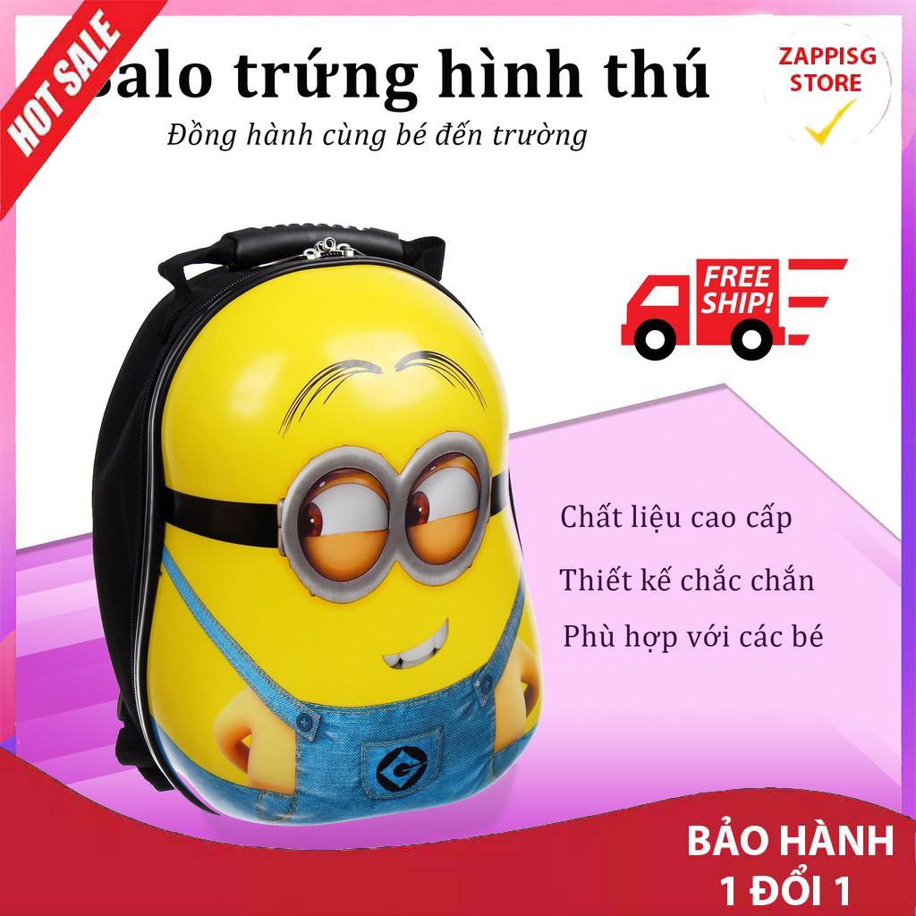 Balo đi chọc cho bé,Balo trứng hình thú   - Bảo hành 1 đổi 1